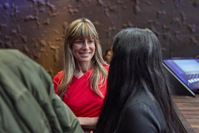 Archivo - La mujer del presidente del Gobierno de España, Begoña Gómez, durante la presentación de la plataforma de ‘Lideremos', en Caixa Forum Madrid, a 9 de junio de 2023, en Madrid (España). ‘Lideremos’ es una plataforma formada por más de 1.000 jóvene