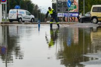 Fuertes lluvias y tormentas eléctricas en Huelva causan anegaciones en varios municipios