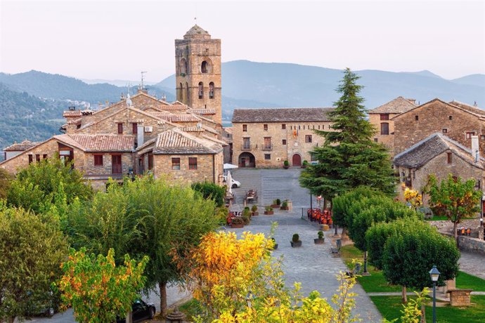 Archivo - Imagen de Ainsa (Huesca).