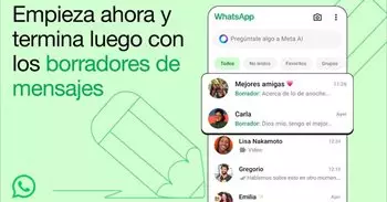 WhatsApp despliega los borradores de mensajes a nivel global