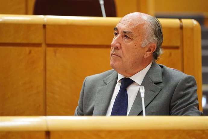 El senador del PP y alcalde de Algeciras, José Ignacio Landaluce, en el Senado.