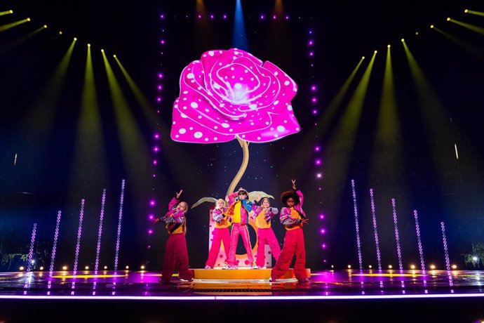      Spain / Chloe Delarosa Performing Como La Lola At Junior Eurovision 2024, At The First Rehearsal In Caja Mágica, Madri