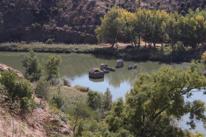 Archivo - El río Tajo a su paso por Toledo.