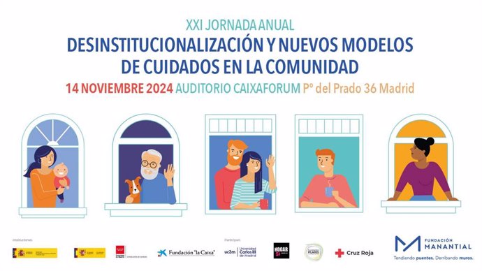 Cartel de la  XXI Jornada Anual de Fundación Manantial.