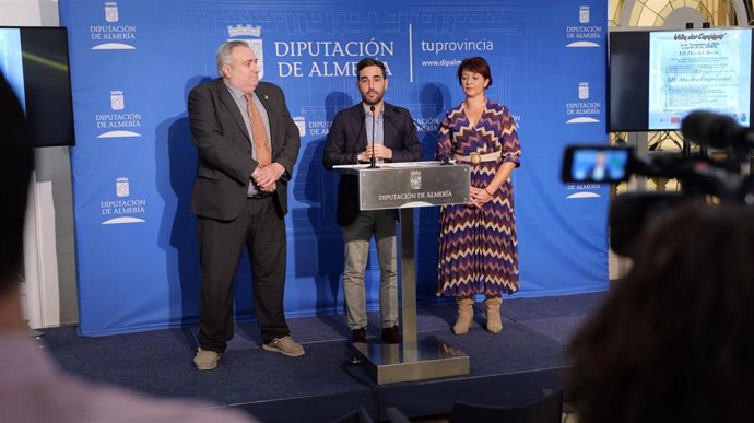 Presentación de la XII edición del Día del Aceite y la XIV Muestra Empresarial en el Palacio Provincial de Almería.