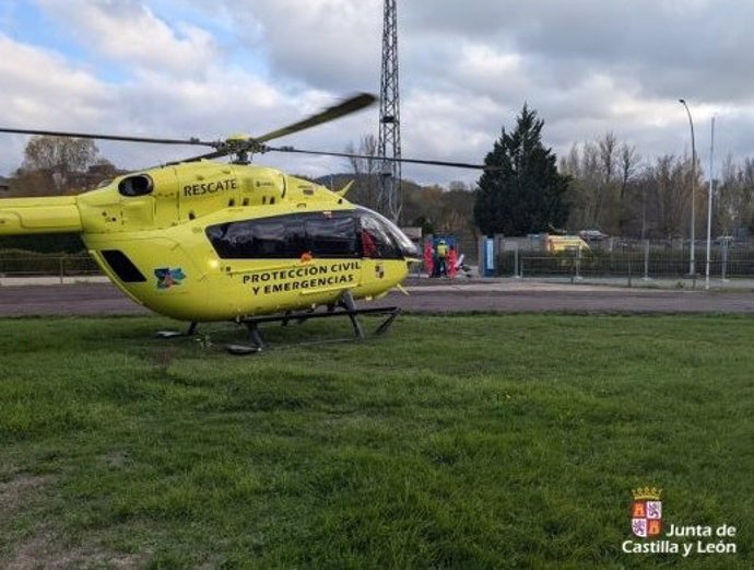 Rescatado un ciclista tras sufrir una caída en una ruta de bicicletas de montaña en La Pola de Gordón (León).