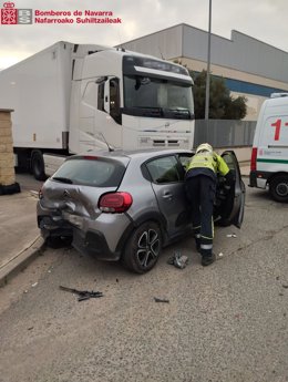 Imagen de los vehículos implicados en el accidente. 