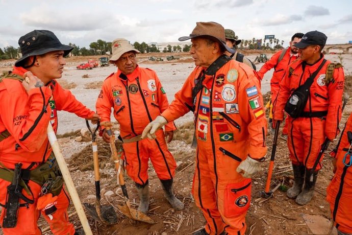 Los rescatistas mexicanos 'Topos Aztecas' colaborarán este sábado en la búsqueda de desaparecidos en Cheste