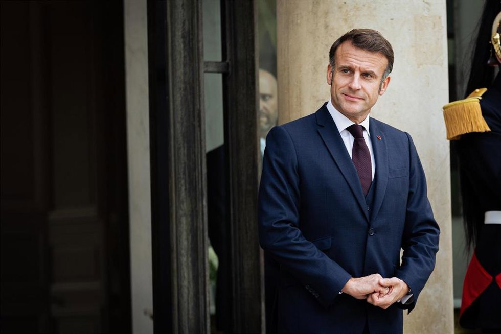 El presidente de Francia, Emmanuel Macron