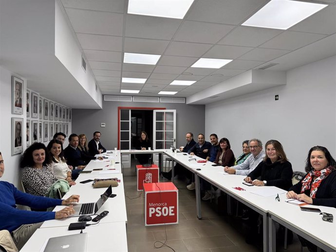 Reunión de la Ejecutiva del PSIB de Menorca.