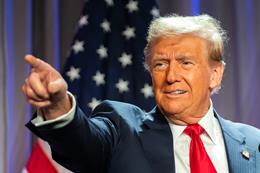 November 13, 2024, Washington, District Of Columbia, USA: United States President-elect DONALD J. TRUMP speaks during a meeting with House Republicans at the Hyatt Regency Hotel in Washington. November 13, 2024, Washington, District Of Columbia, USA: United States President-elect DONALD J. TRUMP speaks during a meeting with House Republicans at the Hyatt Regency Hotel in Washington.