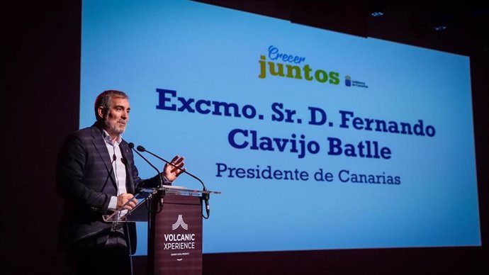 El presidente de Canarias, Fernando Clavijo