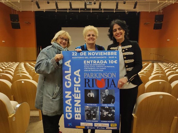 El Auditorio del Ayuntamiento de Logroño acogerá la Gran Gala Benéfica Parkinson Rioja