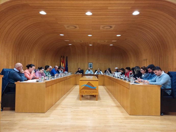 Reunión del último consejo comarcal de Los Monegros