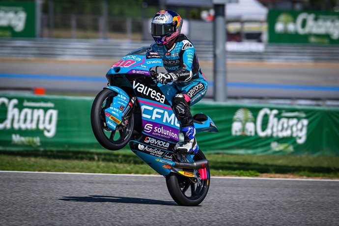 80 ALONSO David (col), CFMoto Aspar Team, CF Moto Moto3, action during the 2024 Moto3 Grand Prix of Thailand on the Chang International Circuit from October 25 to 27, in Buriram, Thailand - Photo Studio Milagro / DPPI