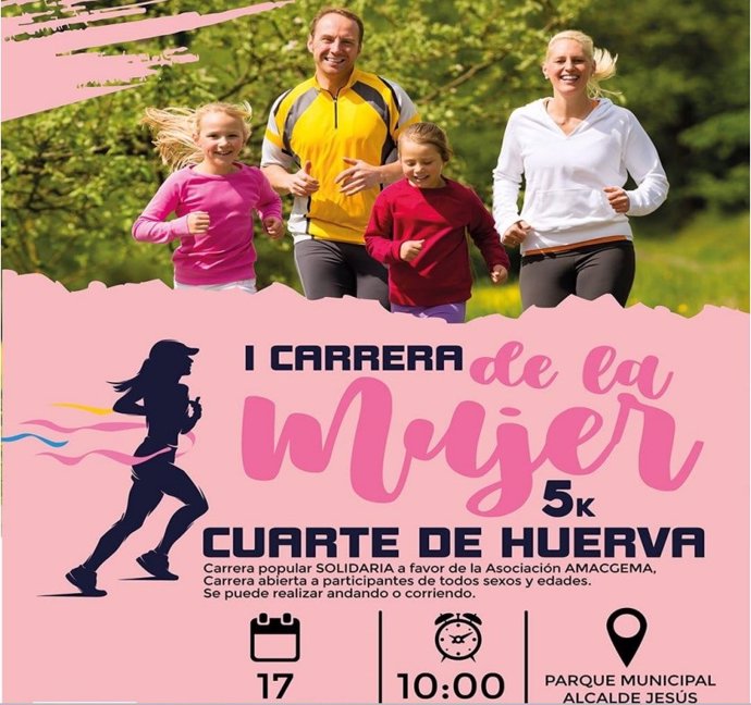 Cartel de la prueba que se celebra este domingo en Cuarte de Huerva