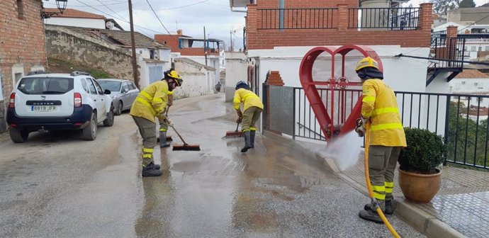 Coordinan trabajos de recuperación en cinco municipios de la provincia de Málaga afectados por la DANA.