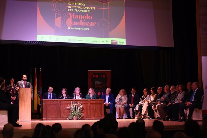 Gala de los IX Premios Internacionales del Flamenco 'Manolo Sanlúcar'.