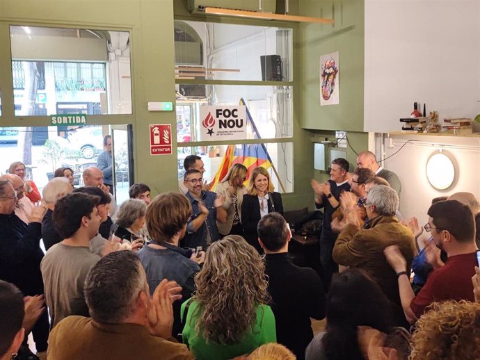 Presentación del programa de la candidatura 'Foc Nou' a dirigir ERC