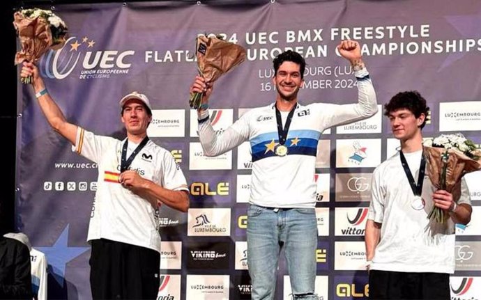 Viki Gómez se proclama subcampeón de Europa de BMX Freestyle Flatland en Luxemburgo