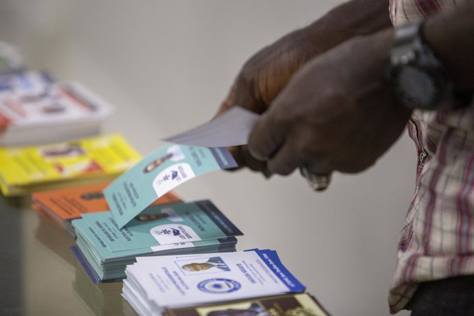 Archivo - March 24, 2024, Sao Paulo, Sao Paulo, Brazil: The presidential elections in Senegal are underway and Senegalese citizens around the world, including in Sao Paulo Brazil, are voting. This year, the election is particularly competitive, with 17 