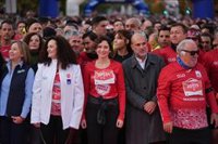 Díaz Ayuso participa en la carrera solidaria 'Ponle Freno': "Se pueden salvar muchas vidas si todos tomamos precaución"