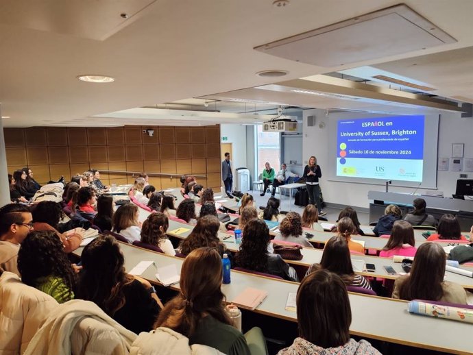 Salamanca promociona el estudio del español en unas jornadas didácticas para docentes en la Universidad de Sussex, en Brighton (Reino Unido).