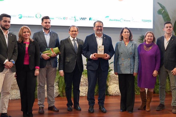 Entrega del premio Flor de Andalucía de la Asociación Multisectorial de la Jardinería Andaluza