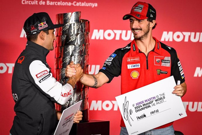 Jorge Martín y 'Pecco' Bagnaia