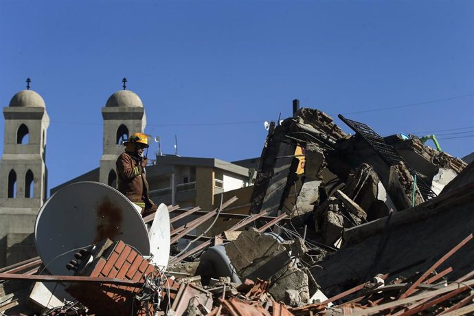 Ruinas tras un bombardeo israelí en Líbano