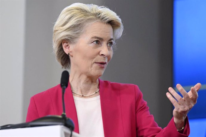 La presidenta de la Comisión Europea, Ursula von der Leyen