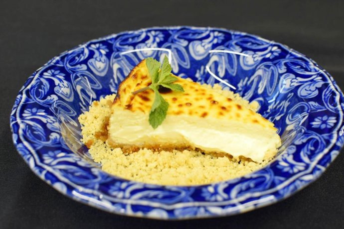 Archivo - Tarta de queso que ha obtenido el segundo puesto en el concurso organizado por Acyre