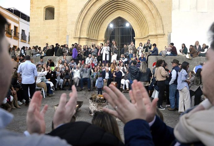 Archivo - Celebración de una zambomba de Jerez durante la Navidad de 2023. (Foto de archivo).