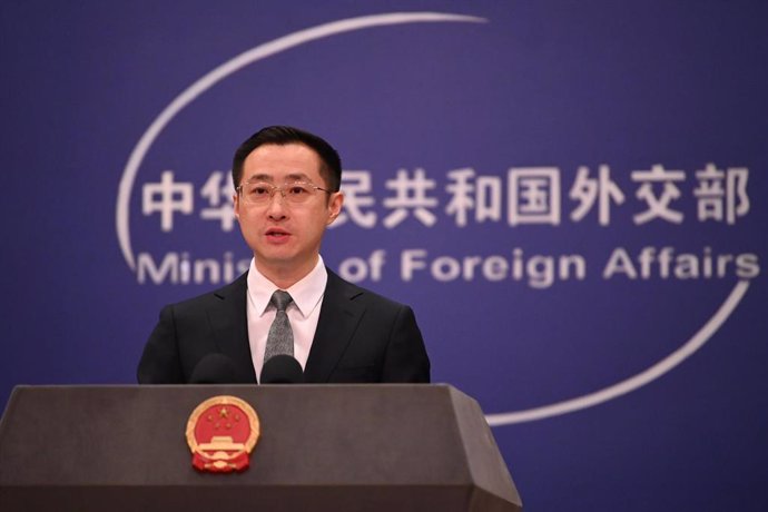 Archivo -  Lin Jian, portavoz del Ministerio de Exteriores de China.