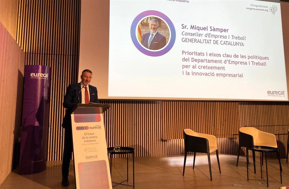 El conseller de Empresa y Trabajo de la Generalitat, Miquel Smper.