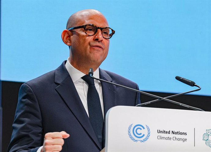 El secretario ejecutivo de la ONU sobre el Cambio Climático, Simon Stiell.