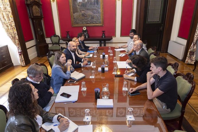 Archivo - Reunión entre PSOE y BNG en el Ayuntamiento de A Coruña 