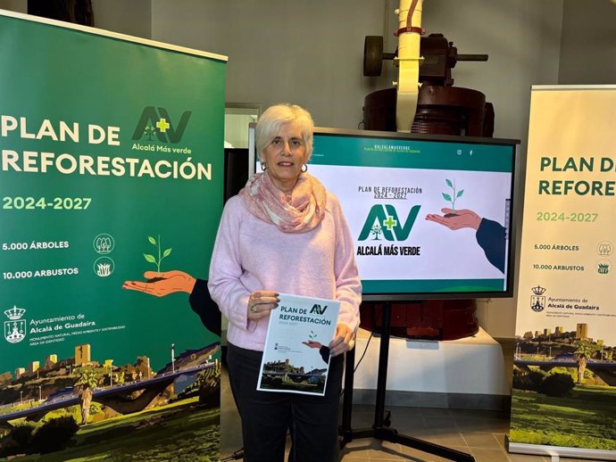 La delegada de Monumento Natural, Medio Ambiente y Sostenibilidad en el Ayuntamiento de Alcalá de Guadaíra, Luisa Campos.