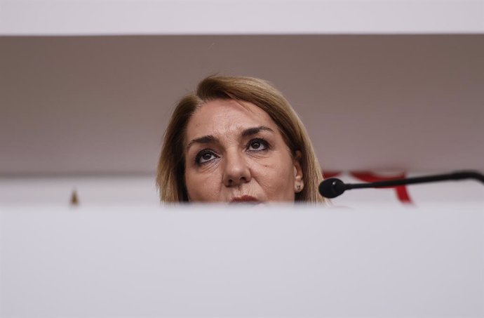 La vicepresidenta del Consell i consellera de Servicis Socials, Igualtat i Habitatge, Susana Camarero, durant una roda de premsa després de començar a ser la nova portaveu del Consell de govern de la Comunitat Valenciana, a 18 de novembre de 2024