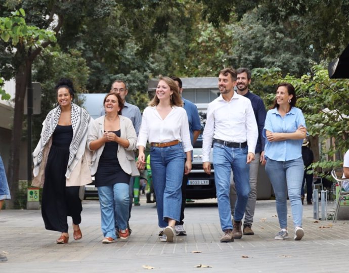 Concejales de BComú en el Ayuntamiento de Barcelona