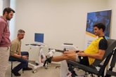 Foto: El jugador de baloncesto Jaime Fernández inaugura las evaluaciones del Laboratorio de Biomecánica de la EUEF