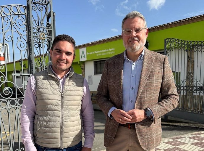 Gabriel Prieto y Antonio Vacas en Encinas Reales.