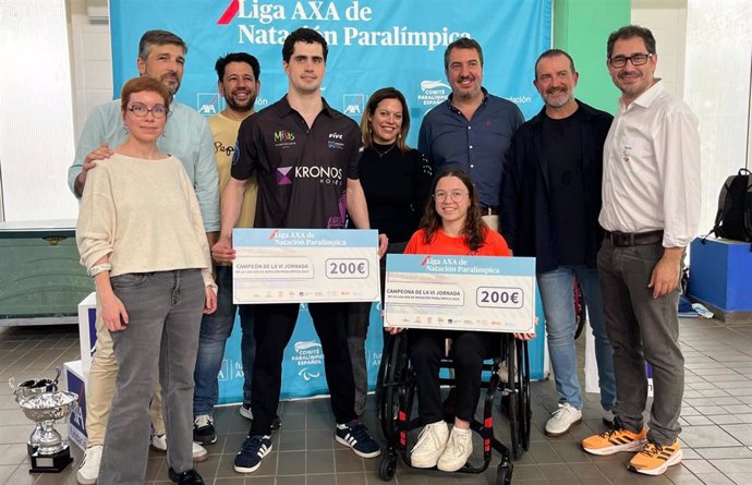 Javier Labrador y María Candela vencen en el regreso de la Liga AXA de Natación Paralímpica en Cádiz