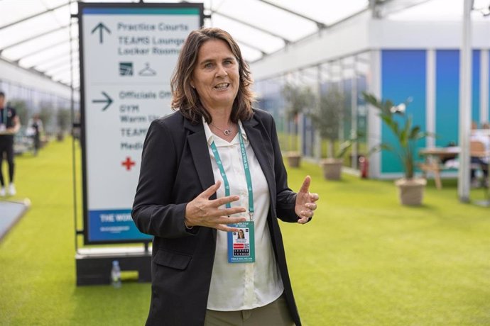 La directora de las finales de la Billie Jean King Cup, Conchita Martínez.