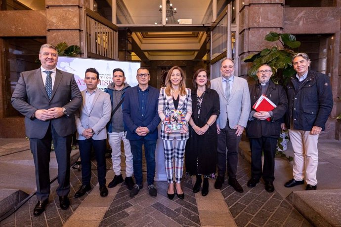 Presentación de los 'Premios Latir Hispano', en el Ayuntamiento de Zaragoza.