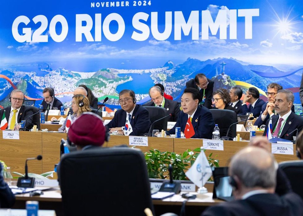 G20 en Rio de Janeiro.