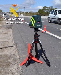 Archivo - Radar de la Guardia Civil.