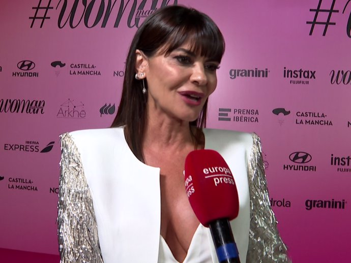 María José Suárez en los Premios Woman celebrados este lunes en el Casino de Madrid