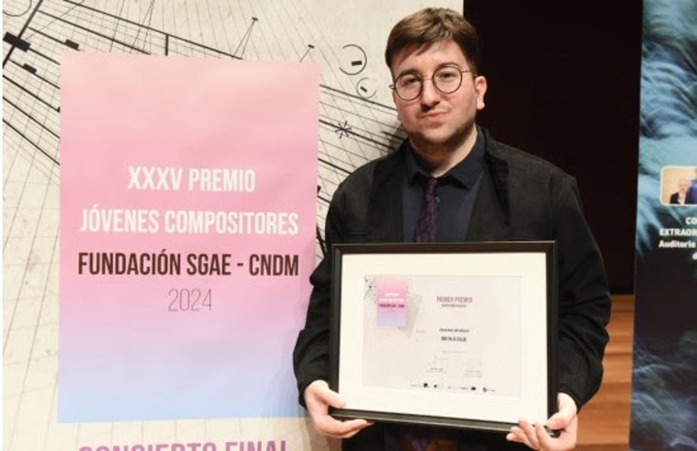 Antón Alcalde gana el 35 Premio Jóvenes Compositores Fundación SGAE - CNDM 2024