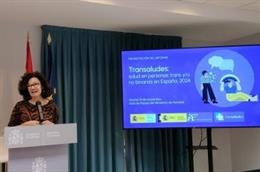 Presentación del estudio Transaludes en el Ministerio de Sanidad.